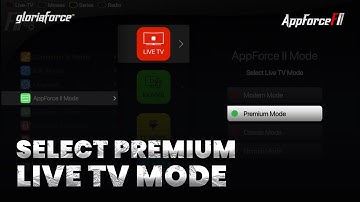 How To Select Premium Live TV Mode || Appforce II || GloriaForce || Android TV Box