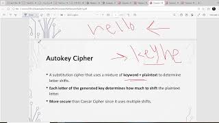 Autokey cipher