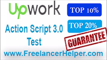 Pass Upwork Action Script 3.0 Test answers-TOP 10%