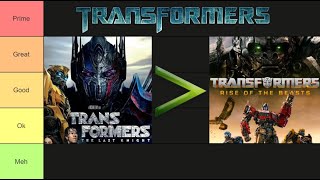 Transformers Movie Tier List (from a Weeaboo&#39;s perspective)