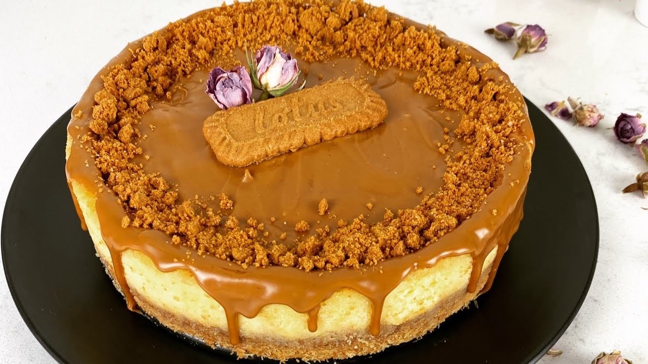 جربوا كنافه التشيز كيك باللوتس  🤎 حلو مميز لرمضان🌙