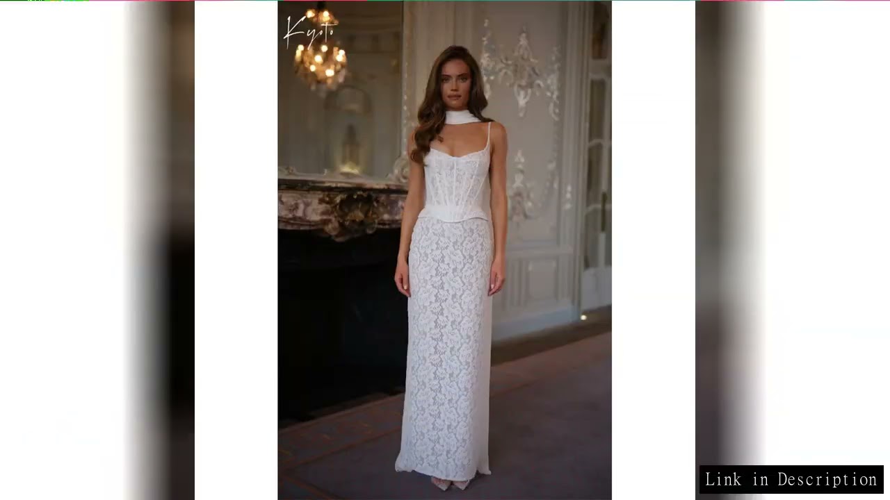 Kyoto Customized Ivory Lace Embroidery Corset Wedding Dress Spaghetti Straps Robe de mariée Floor-le