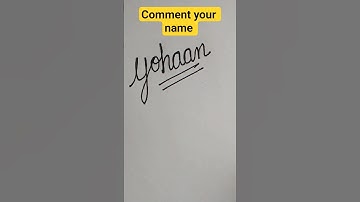 ✨ Cursive Name Art | Stylish Name Writing in Cursive | Calligraphy for Beginners #shorts #Yohaan