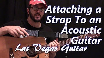 Attaching and Adjusting the Strap to an Acoustic Guitar