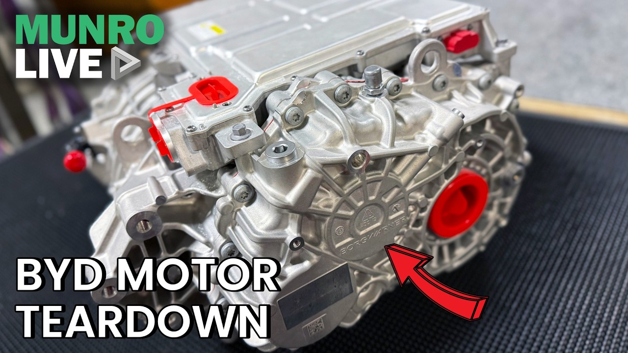 BYD Electric Motor Teardown | Full Engineering Analysis by Munro