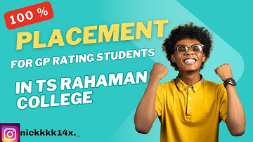 100% Placement For GP Rating Students in TS Rahaman College 😍⚓ #merchantnavy #gprating #tsrahaman