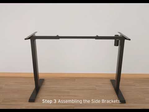 How to install your Ergo Office One Standing Desk Frame | Ergonomicsdirect
