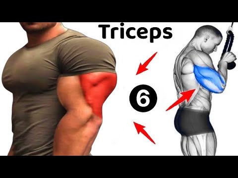 6 Best Exercises To Get Big Triceps Workout - THE GYM - YouTube