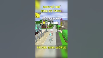 Skin Vũ Khí 80 xu VS 150 xu trong #miniworld | #aliengame #miniworld #shorts