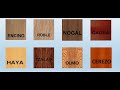 Tipos de madera carpintería y manualidades