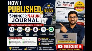 How I Published in Springer Nature Journal 📘 Step-by-Step Research Paper Guide