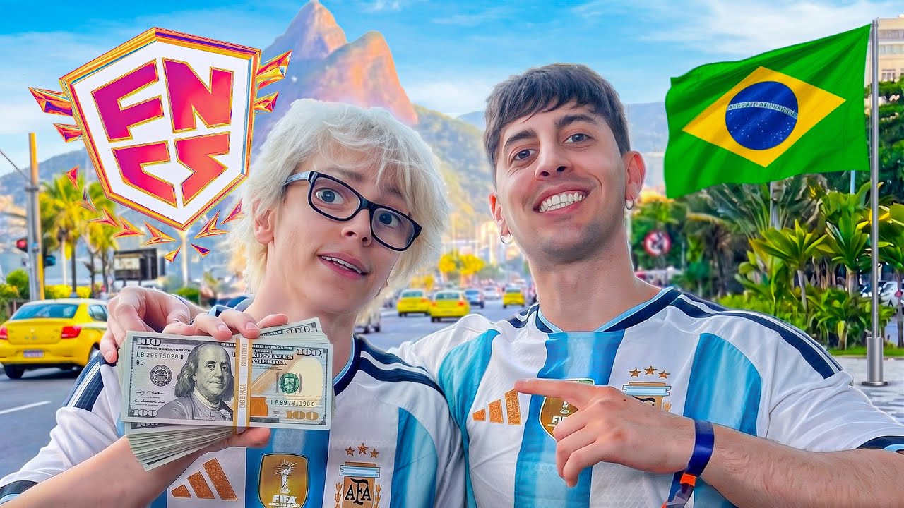 FUIMOS A BRASIL A JUGAR UN TORNEO DE FORTNITE POR 50K DÓLARES | VLOG 🇧🇷