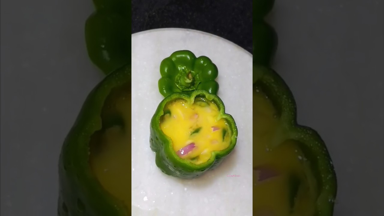 Capsicum Egg Omelette 🥚🔥🤤 