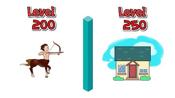 Draw Puzzle - Draw one part Level 200 to 250  - Android and IOS game