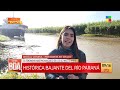 Histórica bajante del Río Paraná