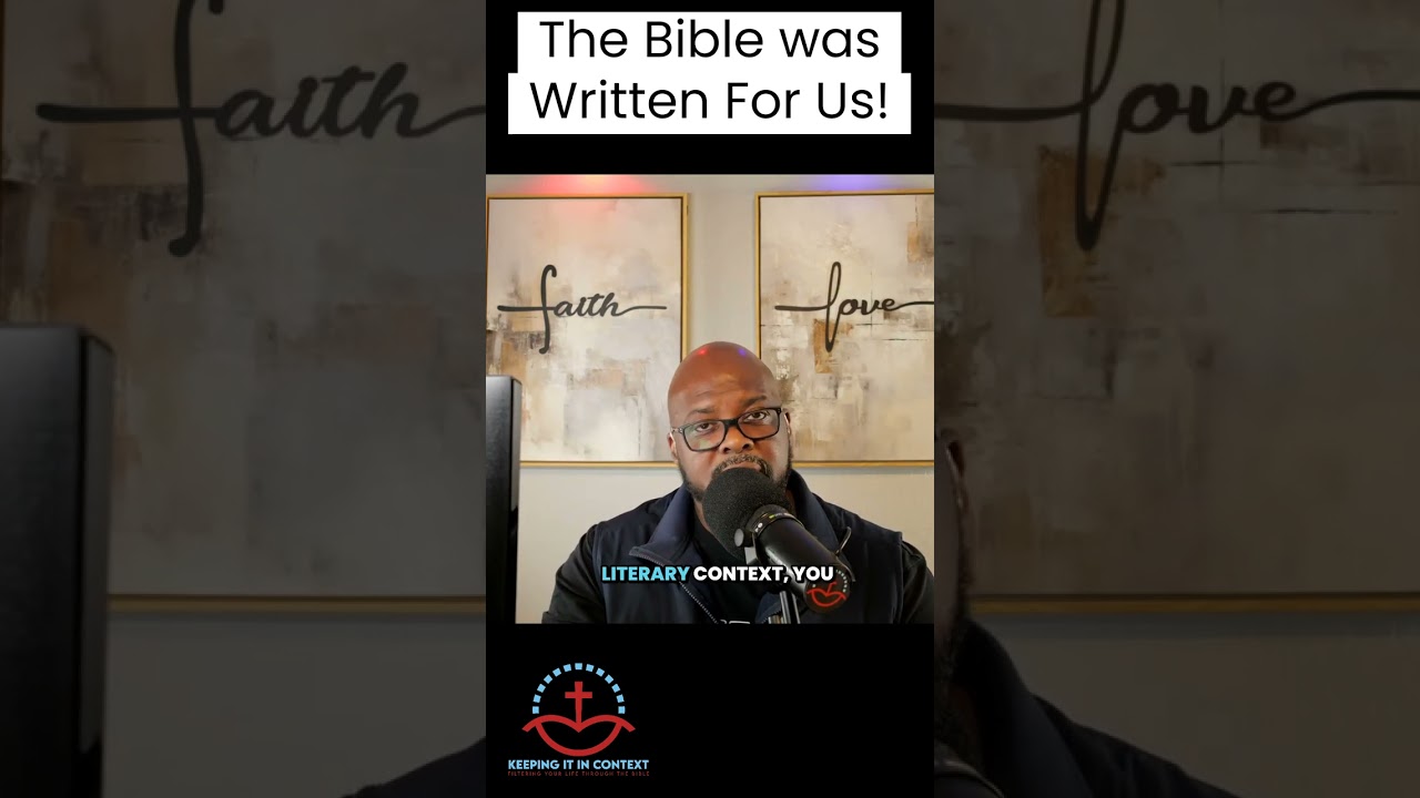 The Bible Was Written FOR Us—But Not TO Us