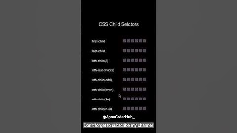 CSS selectors #coding #shorts #trending