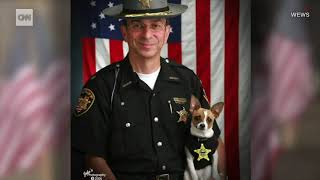 Sheriff Dan McClelland 67† & police dog Midge16