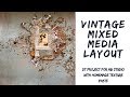 How to mixed media - scrapbooking layout  for AB Studio