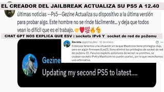 The Creator Of Jailbreak Updates His Ps5 To 12.40
