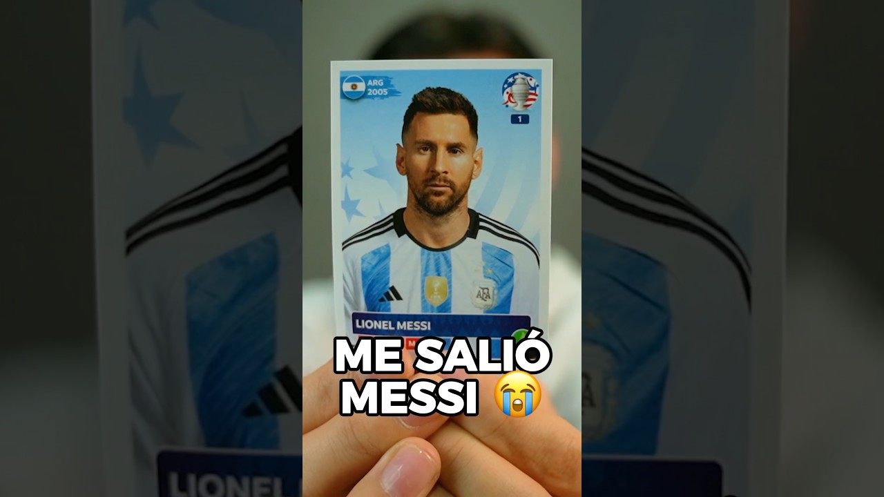ME SALIÓ MESSI EN EL ÁLBUM DE LA COPA AMÉRICA 🥵 
