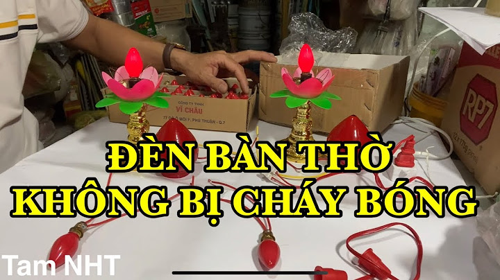 Hướng dẫn dây điện trên bàn thờ