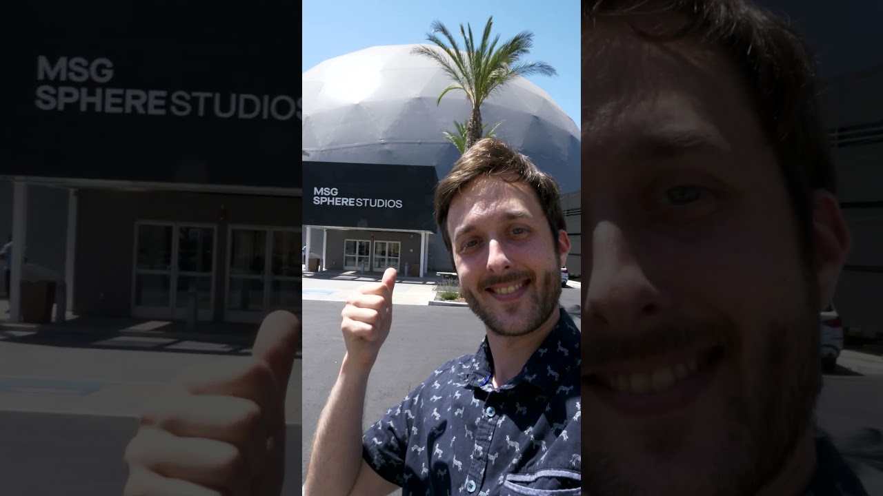 VR Without Goggles: Inside the Vegas Sphere #shorts