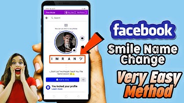 Facebook Smile Name Change 2022 | how to make smile facebook id