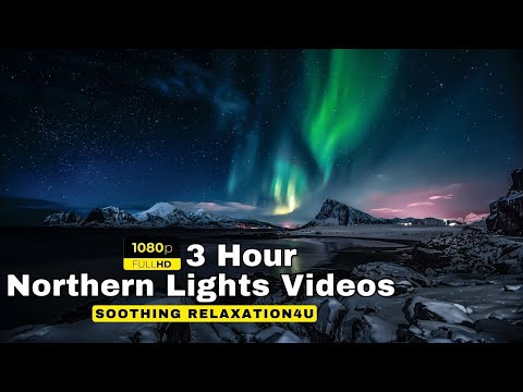 Aurora Borealis \u0026 Northern Lights Music 🔵 Ambient Sounds and Relaxing Music