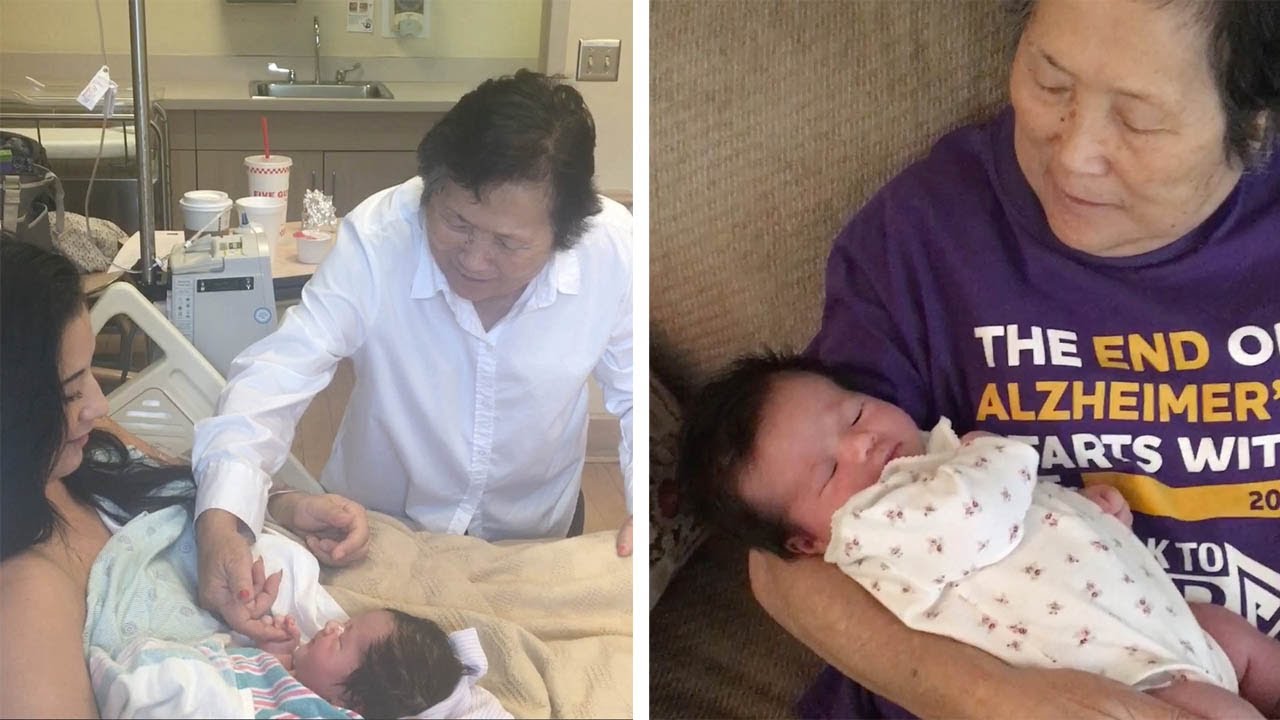 Grandma With Alzheimers Meets Granddaughter