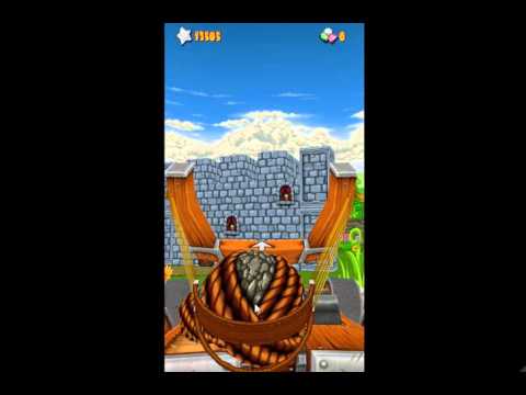 Catapult King Android game Level 35