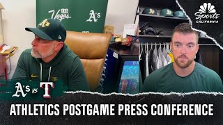 Mark Kotsay and Jeffrey Springs break down Athletics' 4-3 loss to Rangers | NBC Sports CA