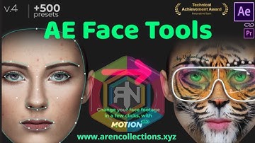 AE Face Tools | Face Application for After Effects | After Effects Toolkit | Motion Bro|