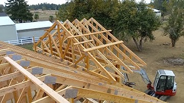 Lesson on cross, angled, diagonal bracing, trusses