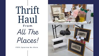 Thrift Haul From Church Sales, Thrift Stores, and Garage Sales | Big News About My Vintage Booths
