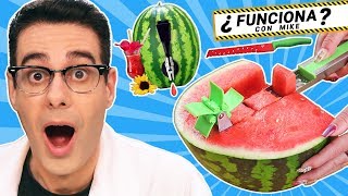 Probando 7 INVENTOS GENIALES de COCINA para SANDÍAS ¿Funcionan con Mike?