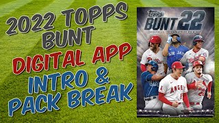 2022 & 2023 Topps Bunt - Digital App - Brief Intro & Pack Break screenshot 1