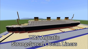 URS Aquatic | Minecraft Tutorial | 1:5 Scale Fictional Ocean Liners