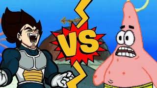 M.u.g.e.n. Battles Vegeta Vs Patrick Star Dragon Ball Z Vs Spongebob Squarepants