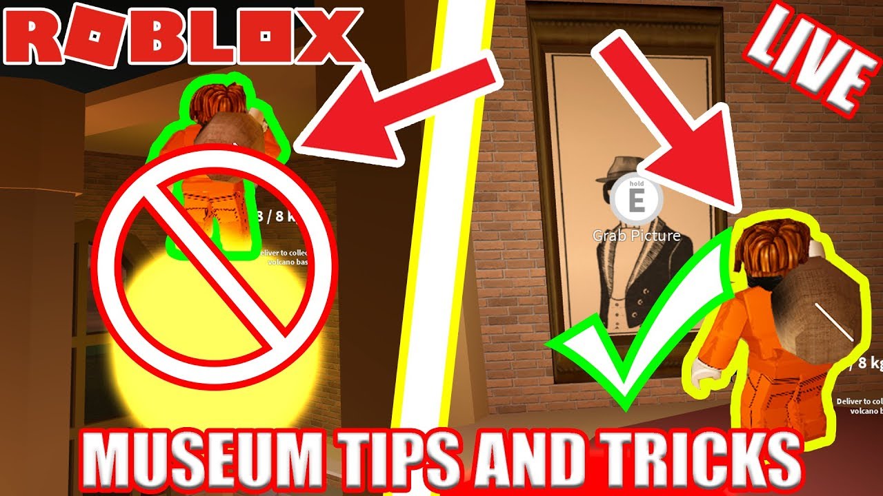 All Museum Tips And Tricks Best Way To Do Museum Roblox - 1v1 user vs kreek roblox jailbreak pre update livestream roadto200k