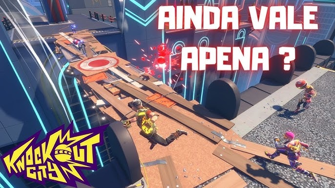 KNOCKOUT CITY GAMEPLAY - AGORA ELE É FREE TO PLAY 