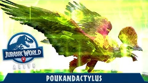 NEW POUKANDACTYLUS UNIQUE HYBRID UNLOCKED (JURASSIC WORLD ALIVE)