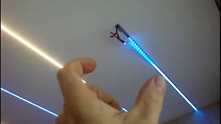 RGB led светодиодная подсветка на кухне (интерьёрное освещение)