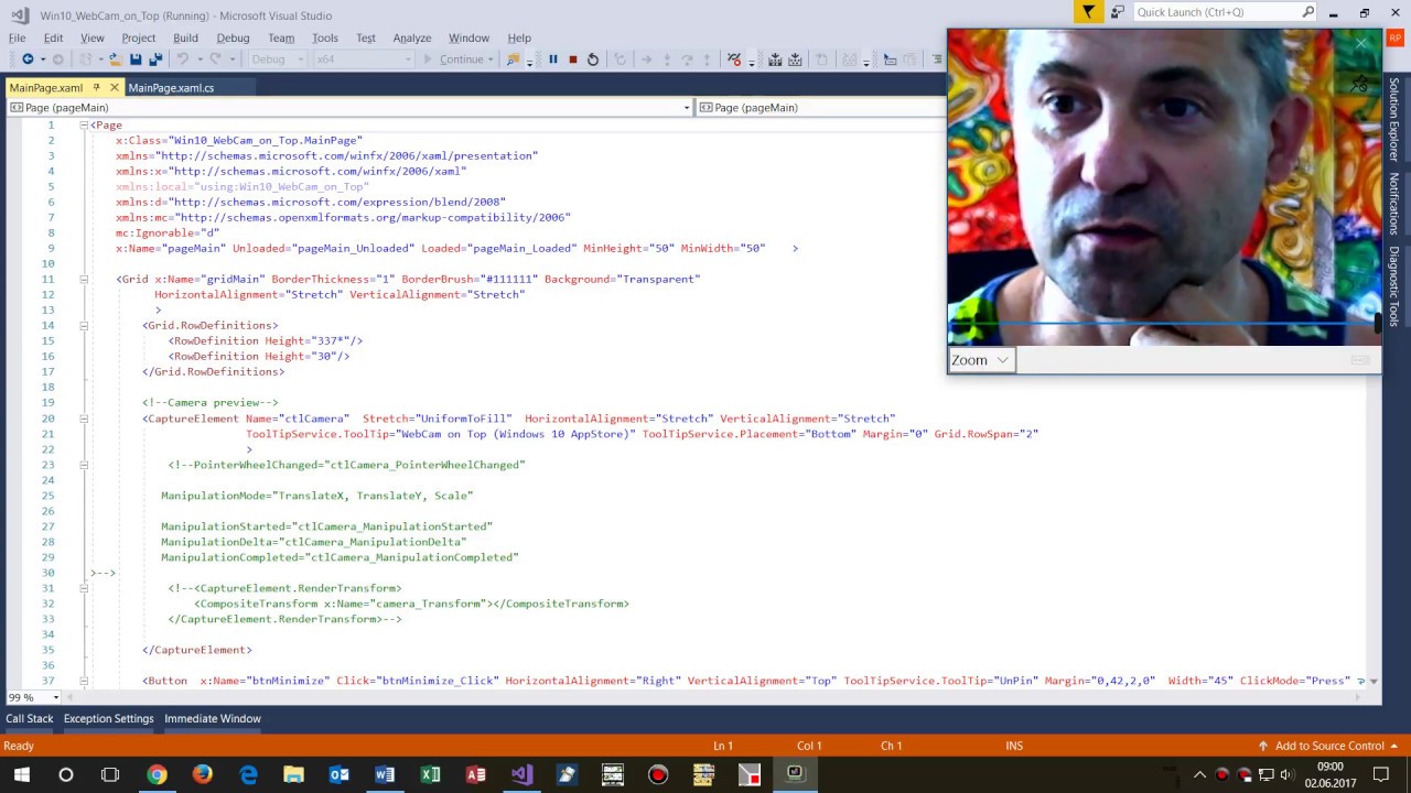 UWP: Add Camera Settings to App