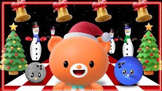 Jingle Bells with Funny Planets | Planet Bowling Ball Adventure | Nursery Rhymes \& Kids Songs | Xmas