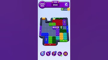 Color Block Jam Updated Level 604 #colorblockjamgame #colorblockjam #walkthrough #games #fungame