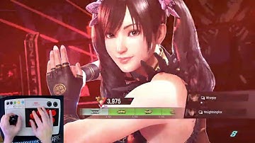 Playing Tekken 8 with 8bitdo arcade stick for the first time.