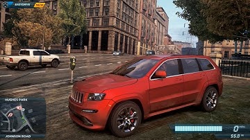 NFS Most Wanted 2012 Cut Content - Jeep Grand Cherokee SRT8