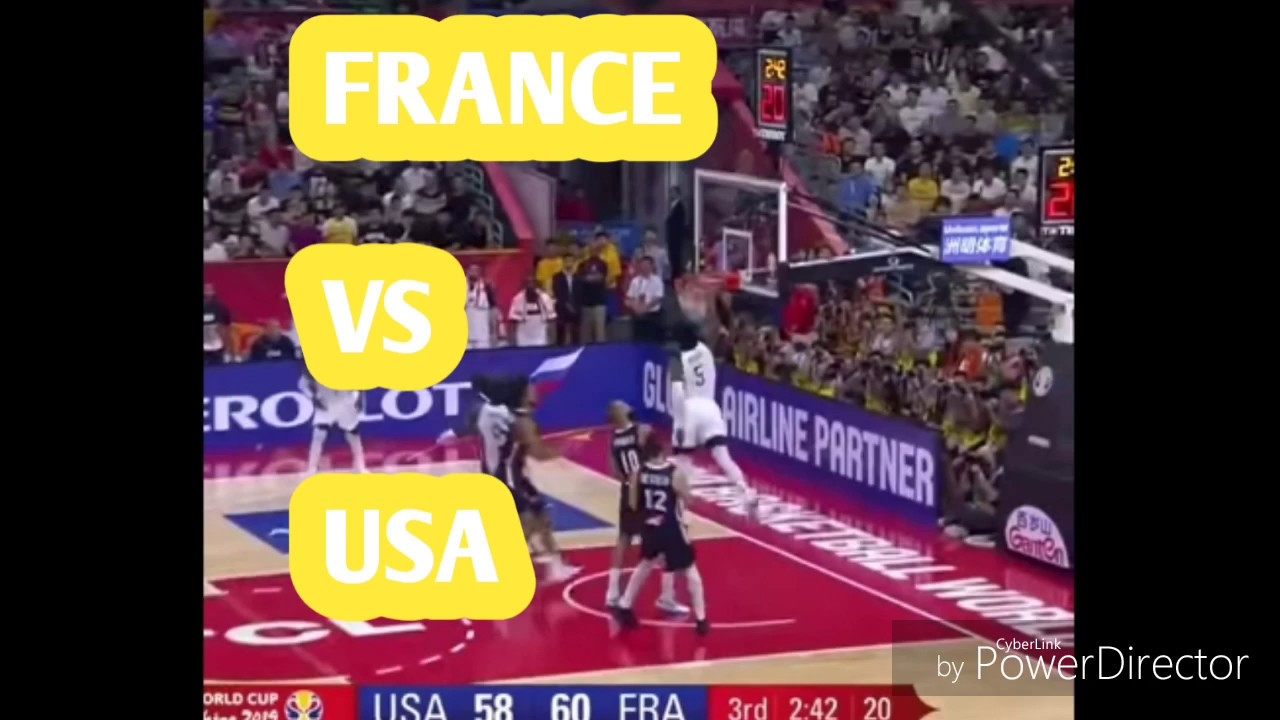 France usa basketball Resumé YouTube