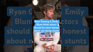 #TheFallGuyMovie’s Ryan Gosling & Emily Blunt think actors should be honest about not doing stunts!